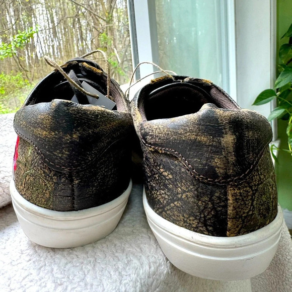 Roper NWT “Madeline” Brown brushed Leather Embroidered upper lace up SZ. 6.5 - Picture 8 of 10